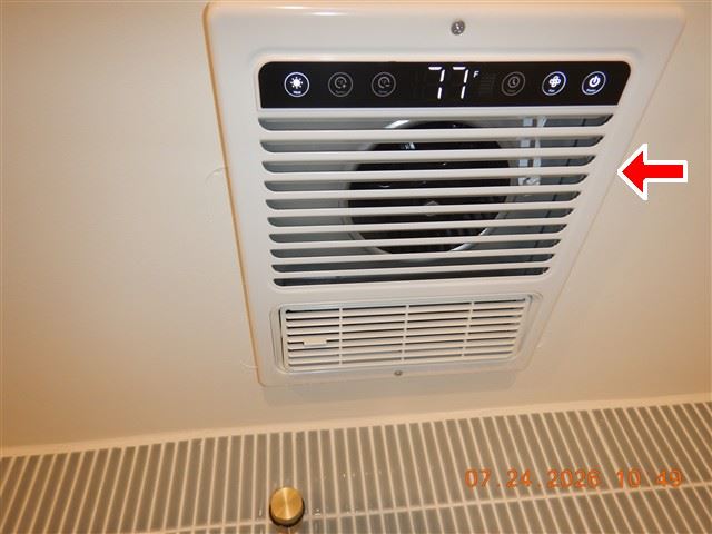 The bath exhaust. In a co-op, where that duct actually goes is the question.